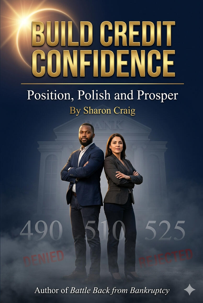 Cover of Build Credit Confidence: Position, Polish and Prosper by Sharon Craig, Book 2 in the Credit Comeback Series